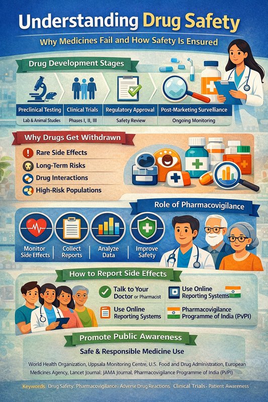 Understanding Drug Safety: Why Medicines Fail and How Safety Is Ensured